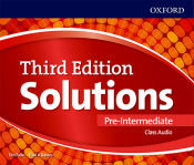 Portada de Solutions 3rd Edition Pre-Intermediate. Class Audio CD