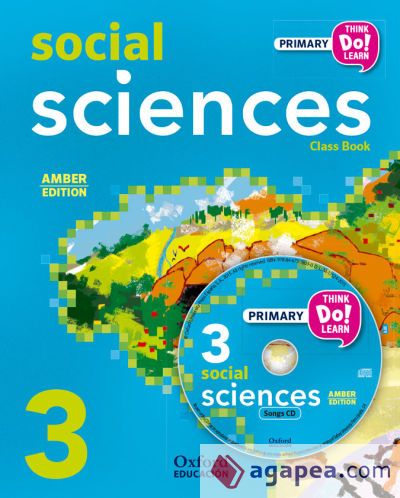 Think Do Learn Social Sciences 3rd Primary. Class book + CD pack Amber