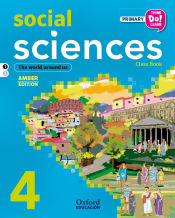 Portada de Think Do Learn Social Sciences 4th Primary. Class book Module 1 Amber