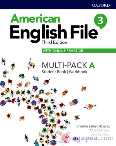 American English File Level 3 Student Book/Workbook Multi-Pack a with Online Practice