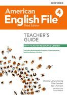 Portada de American English File Level 4 Teacher's Guide with Teacher Resource Center