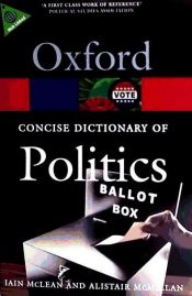 Portada de Concise Oxford Dictionary of Politics