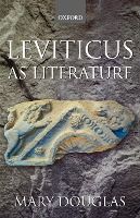 Portada de Leviticus as Literature