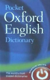 Portada de Pocket Oxford English Dictionary