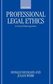Portada de Professional Legal Ethics