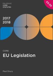 Portada de Core EU Legislation 2017-18