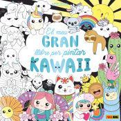 Portada de EL MEU GRAN LLIBRE PER PINTAR KAWAII