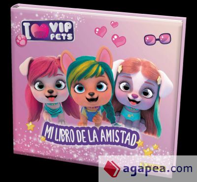 MI LIBRO DE LA AMISTAD. VIP PETS GLITTER TWIST