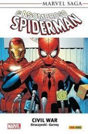 Portada de Marvel Saga Tpb. El asombroso spiderman 11 Civil War