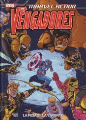 Portada de Marvel action los vengadores. the living nightmare 4