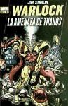 Portada de WARLOCK: LA AMENAZA DE THANOS (MARVEL GOLD)