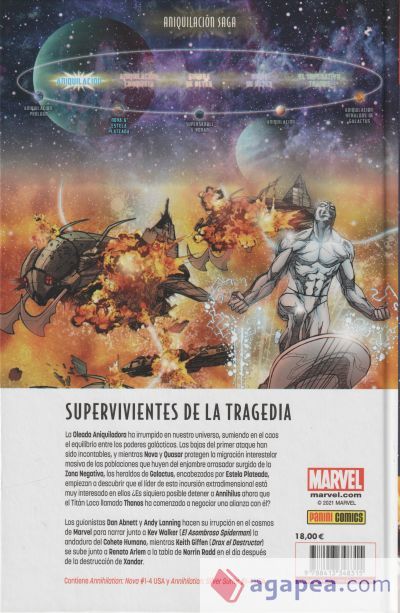 ANIQUILACIÓN SAGA 02 : NOVA & ESTELA PLATEADA ANIQUILACIÓN SAGA 02 : NOVA & ESTELA PLATEADA