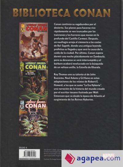 BIBLIOTECA CONAN: LA ESPADA SALVAJE DE CONAN 05