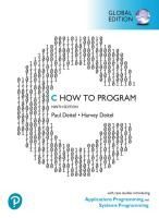 Portada de C How To Program: With Case Studies In Applications And Systems Programming, Glo
