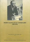 PEDRO SALINAS EN SU CENTENARIO: 1892-199