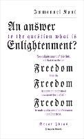 Portada de Answer to the Question, What Is Enlightenment?