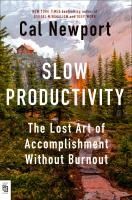 Portada de Slow Productivity