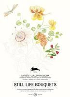 Portada de Still Life Bouquets: Artists' Colouring Book