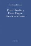 PETER HANDKE Y ERNST JÜNGER: LAS REMINISCENCIAS