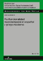 Portada de Plurifuncionalidad modotemporal en español y griego moderno