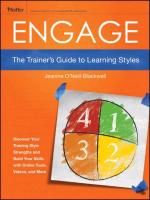 Portada de Engage: The Trainer's Guide to Learning Styles