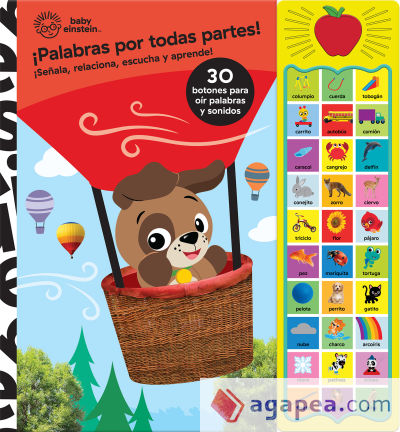 PALABRAS POR TODAS PARTES. BABY EINSTEIN. 30 BOTONES CON VOZ Y SONIDOS