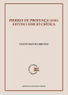 PIERRES DE PROVENÇA (1650): ESTUDI I EDICIO CRITICA