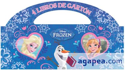 MINI BOLSO CON 4 LIBROS FROZEN TAB 4BK