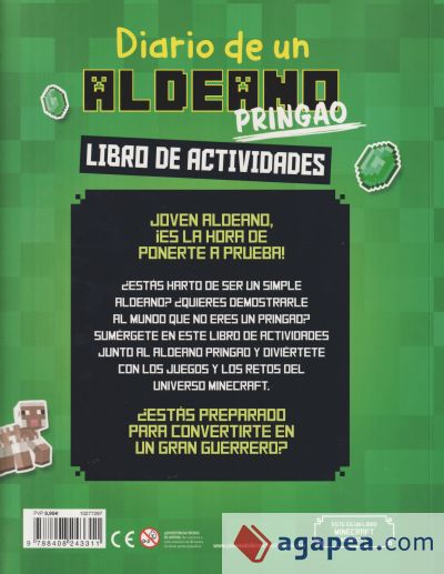 DIARIO DE UN ALDEANO PRINGAO. LIBRO DE ACTIVIDADES