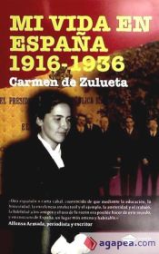 Portada de Mi vida en España 1916-1936