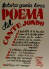 POEMAS DEL CANTE JONDO FACSIMIL.