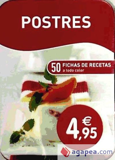 POSTRES (CAJA DE RECETAS)