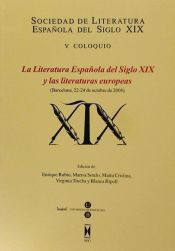 Portada de La literatura española del siglo XIX y las literaturas europeas