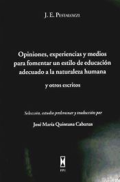 Portada de OPINIONES,EXPERIENCIAS Y MEDIOS PARA FOMENTAR UN ESTILO DE EDUCACION