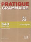 PRATIQUE GRAMMAIRE A1-A2 - LIVRE + CORRIGES