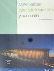 Portada de MATEMÁTICAS PARA ADMINISTRACIÓN Y ECONOMÍA (13ª E.)