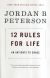 Portada de 12 RULES FOR LIFE, de Jordan B. Peterson