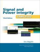 Portada de Signal and Power Integrity - Simplified