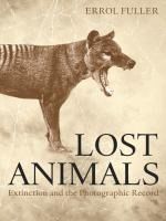 Portada de Lost Animals: Extinction and the Photographic Record