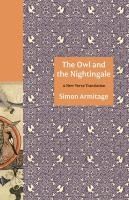 Portada de The Owl and the Nightingale: A New Verse Translation