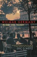 Portada de Weimar Germany: Promise and Tragedy