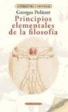 PRINCIPIOS ELEMENTALES DE LA FILOSOFÍA