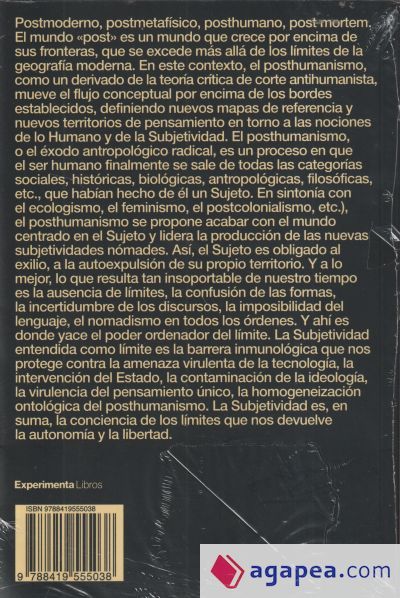 El posthumanismo o el exilio radical