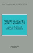 Portada de Working Memory and Language