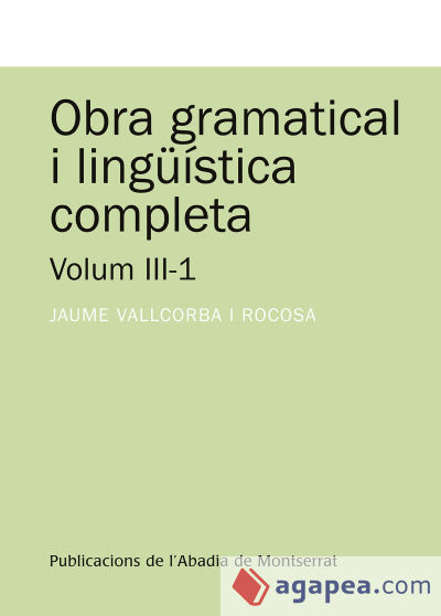 OBRA GRAMATICAL I LINGUISTICA COMPLETA, VOL.II