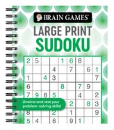 Portada de Brain Games - Large Print Sudoku (Swirls)