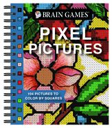 Portada de Brain Games - Pixel Pictures: 104 Pictures to Color by Squares