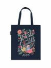 PUFFIN IN BLOOM: SENSE AND SENSIBILITY TOTE BAG