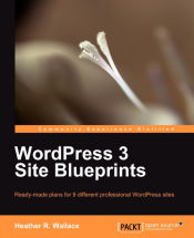 Portada de Wordpress 3 Site Blueprints