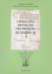 Portada de Catàleg dels protocols dels districte de Figueres